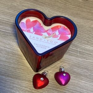 Sand + Fog Heart Candle California citron 5,5oz